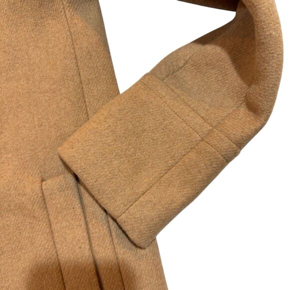 J.Crew Factory City Coat Camel Wool Blend Size 00 FA20 - Picture 11 of 16